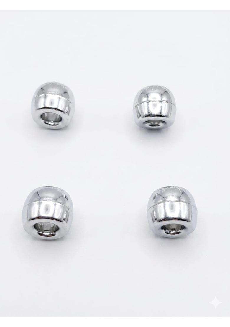 Silvynor Pure Silver Supari for Pooja Chandi Ki Supari for Religious Rituals Pack of 4 - Indya