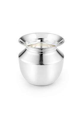 Pure Silver Kalash Lotani for Pooja Traditional Silver Pooja Kalash for Home Temple Mandir Griha Pravesh