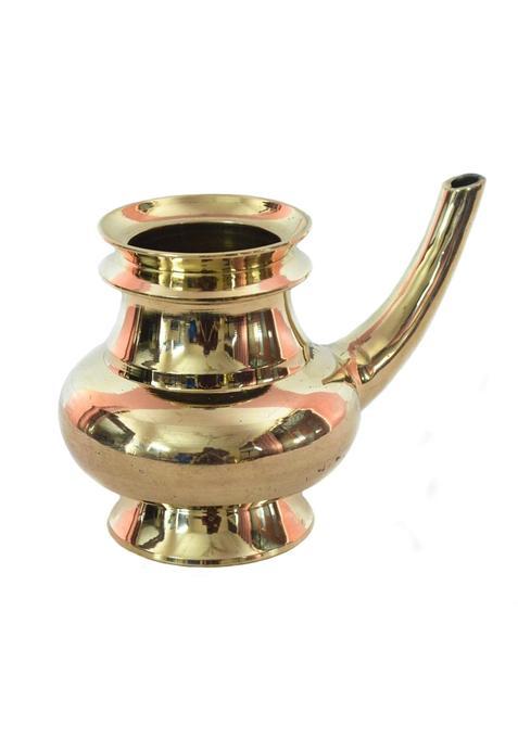 Kerala Craft Pure Brass Kindi Lota Lutiya Pooja Kalash Sacred Water Vessel for Home Kerala Temple Wedding