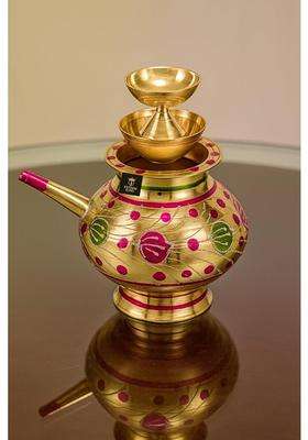 Esteem King Color Brass Karwa Chauth Lota Pooja Kalash Karwa Lota Pack of 1