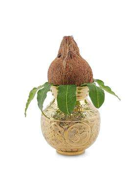 Brass Globe Brass Gold Pitcher Pooja Lota