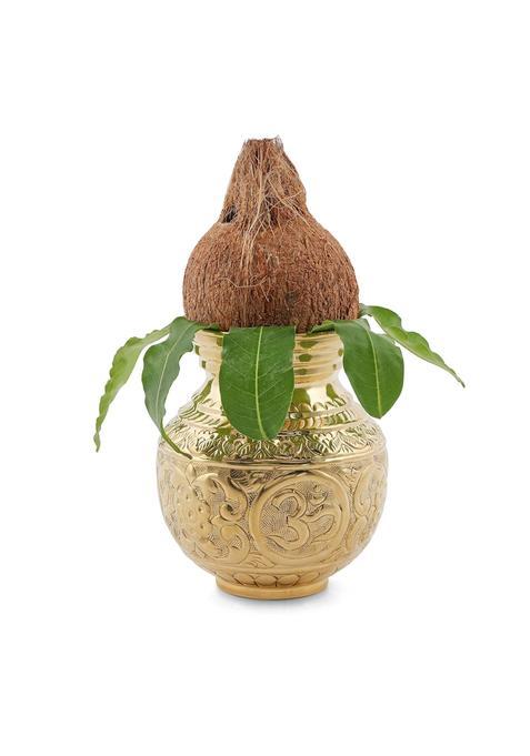 Brass Globe Brass Gold Pitcher Pooja Lota