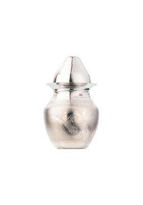 Dhruvs Collection 925 Pure Silver BIS Hallmarked Kalash Poojan Lota for Puja Temple Home Decor