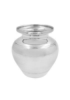 MAA Silver Pure Silver Plain Kalash Lota BIS Hallmarked with Mirror Finish Perfect for Gifting Home Office