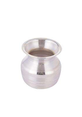 Dhruvs Collection 925 Pure Silver BIS Hallmarked Kalash Lota for Puja Temple Home Decor