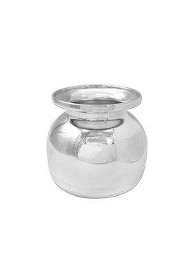 MAA Silver Pure Silver Plain Kalash Lota BIS Hallmarked with Mirror Finish Perfect for Gifting Home Office