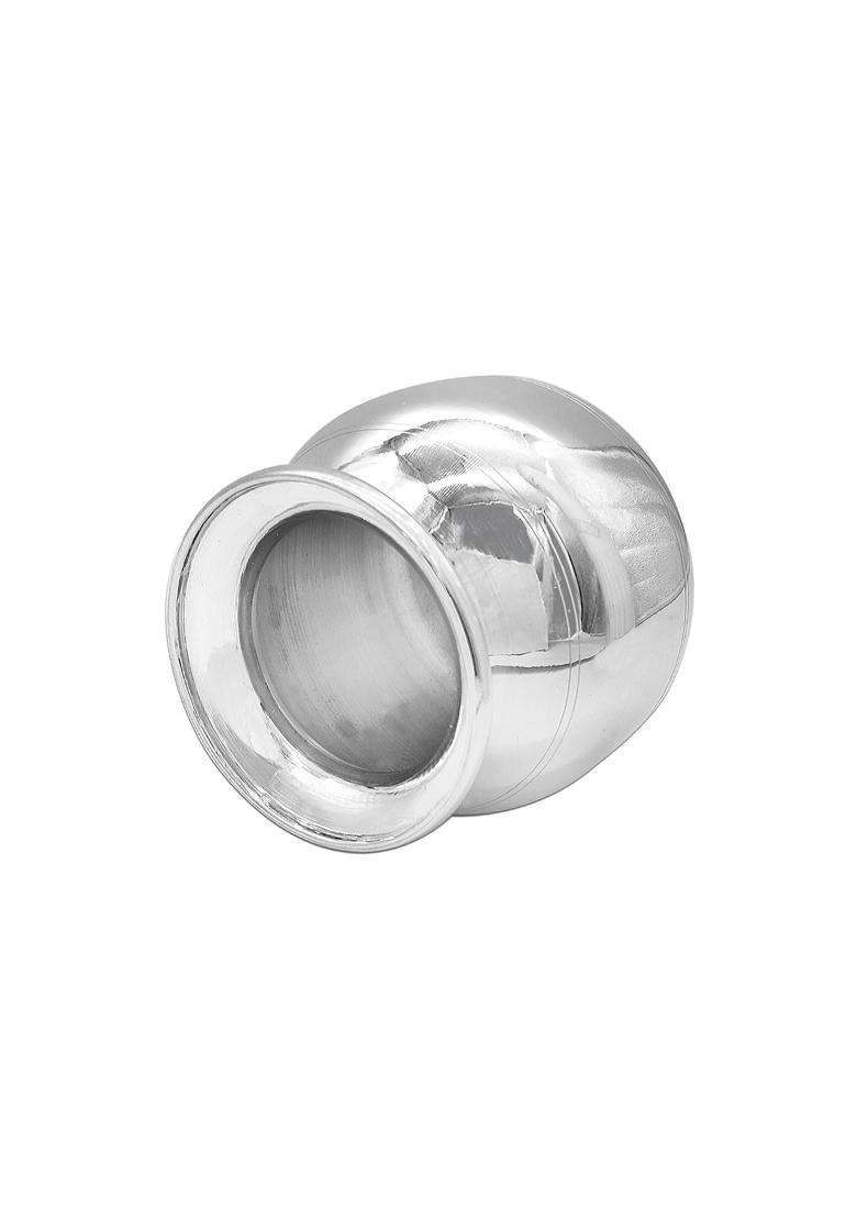 MAA Silver Pure Silver Plain Kalash Lota BIS Hallmarked with Mirror Finish Perfect for Gifting Home Office - Indya