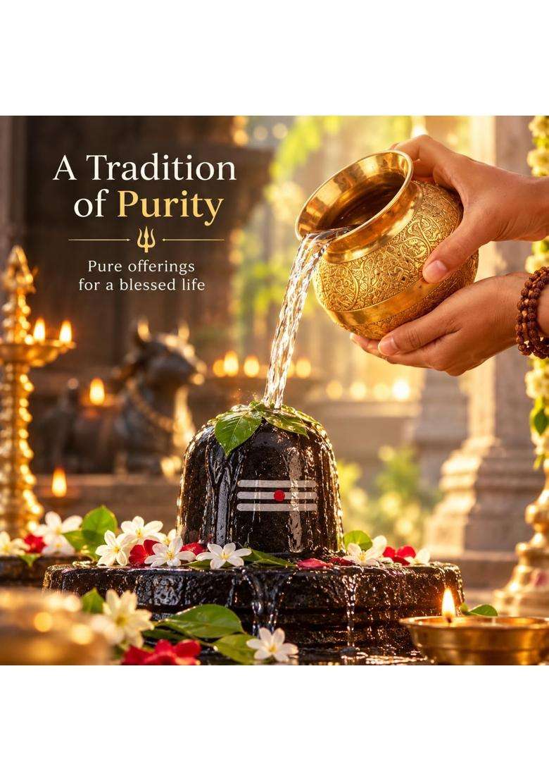 Gold Brass Kalash - Indya