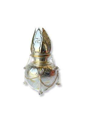 Haldi Mehendi Shaadi 500ML German Silver White Metal Kalash Nariyal Set