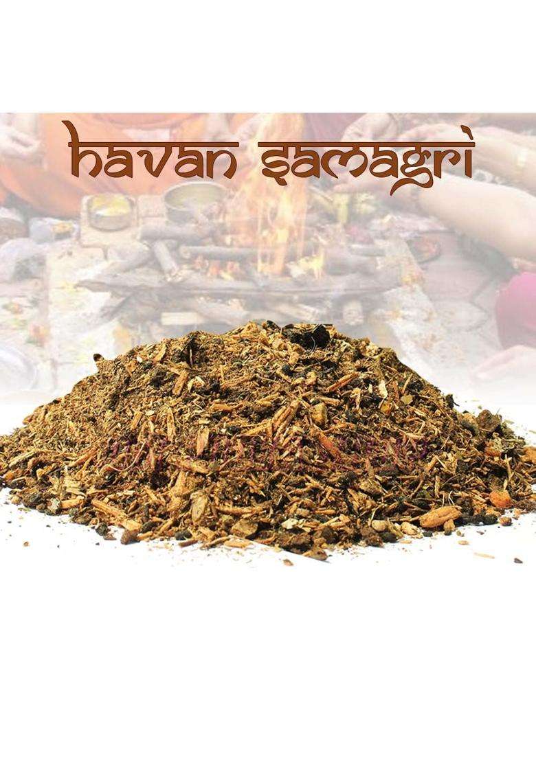 Arya Havan Samagri Mix of Many Pure and Natural Herbs in Hawan Samagri with Guggul - Indya