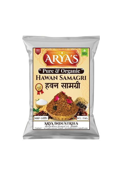 Arya Havan Samagri Mix of Many Pure and Natural Herbs in Hawan Samagri with Guggul