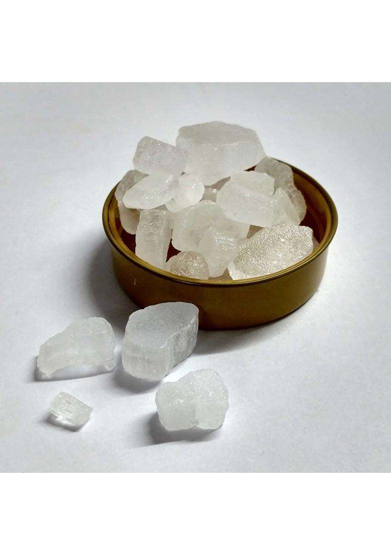 White Bhimseni Original Camphor1000gJar Feng Shui Energised Pack of 1 - Indya