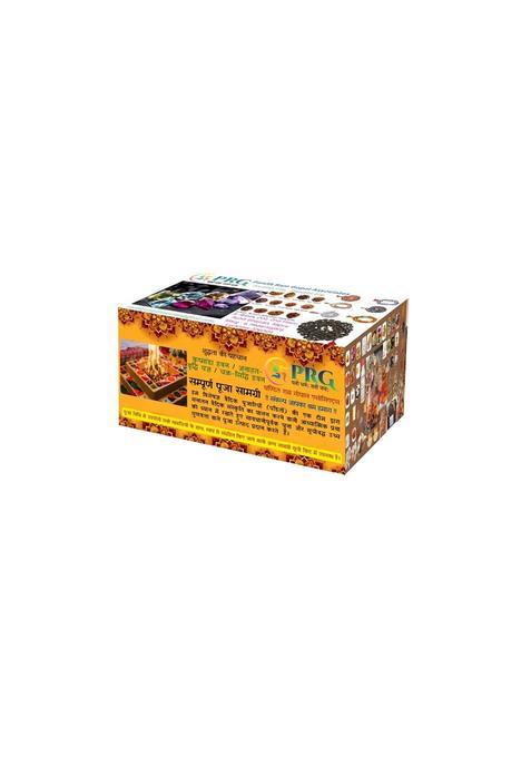 Pandit RAM Gopal Multicolour Kushmaanda Havan Pooja Anaahat Vrddhi Yagya Chakr Siddhi Havan Pooja Samagri Kit