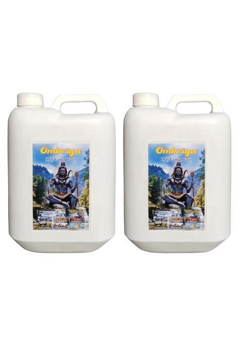 Omkriya Gangasagar 20 Litres 10 Litres X 2 Pcs Ganga Jal for Puja and Auspicious Purposes Unfiltered
