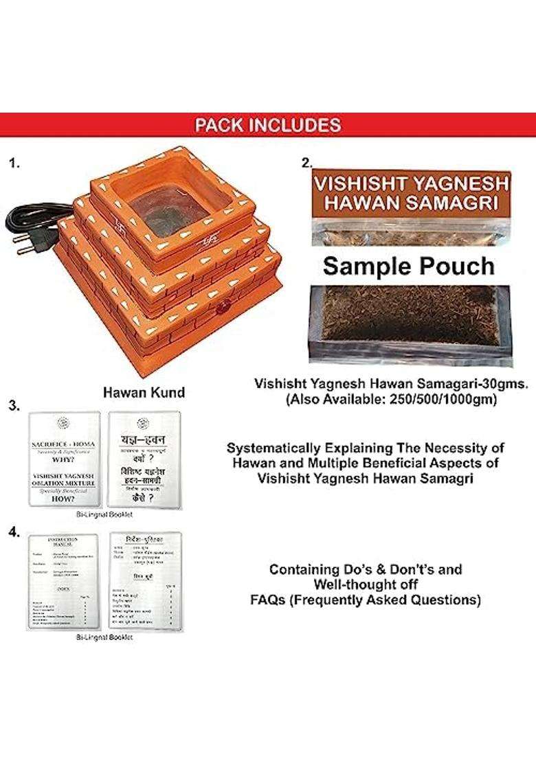 Dharohar the Heritage Electric Havan Kund Heavy Quality - Indya