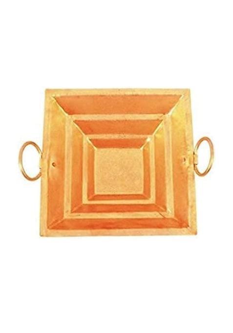 Anshraj Copper Patra for Yagya Poojan 10x10x4 Point 2 Inch