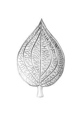 Hem Jewels 999 Pure Silver Nagarvel Paan for Puja and Havan Silver Betel Leaf
