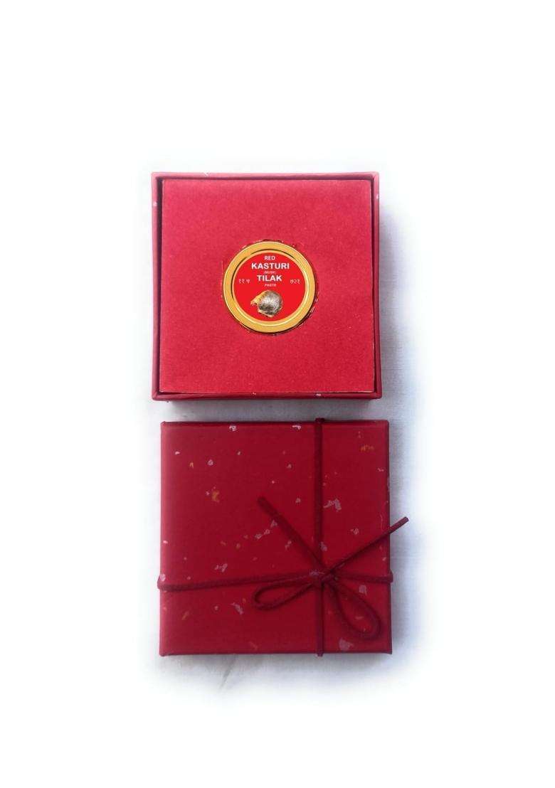 Paste 8G Lal Musk Tika for Pooja Havan and Mandir Rituals Devotional Tika - Indya