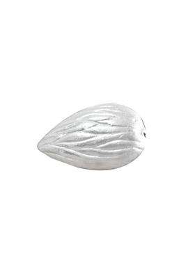 KMJ Pure Silver Dry Fruit Almond Figurine for Pooja and Havans