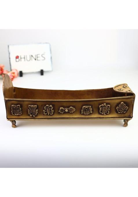 Bhunes Brass Incense Burner Dhoop Dani Agarbatti Holder Sambrani Dhuni Cup Pooja Aromatherapy Fragrance Burner