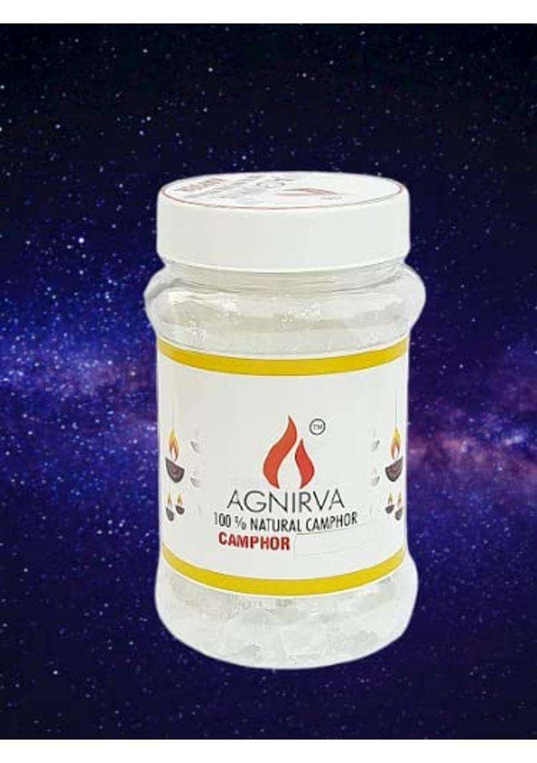 Agnirva Grade a Natural Organic Kapoor Camphor Desi Kapur Pachcha Kapur Karpooram Dagadiya Kapur Pack of 1 - Indya