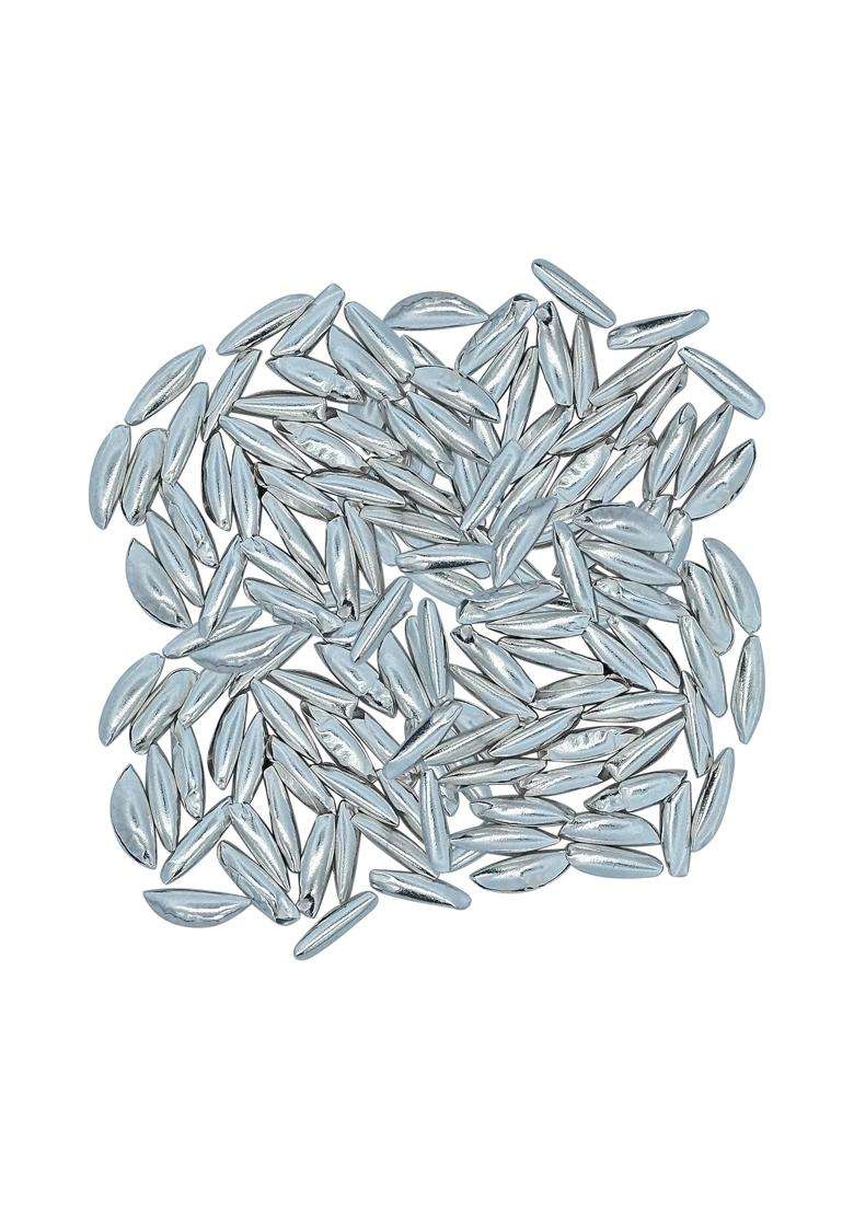 MAA Silver Pure Silver Rice Chandi Ke Chawal Ke Daane Perfect for Gifting Home Office Temple Puja Yagya Havan - Indya