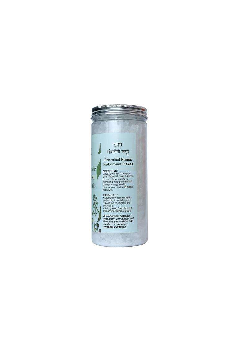 APA White Pure and Organic Bhimseni Camphor 750G Original Kapoor for Worship and Spiritual Healing Pack of 1 - Indya