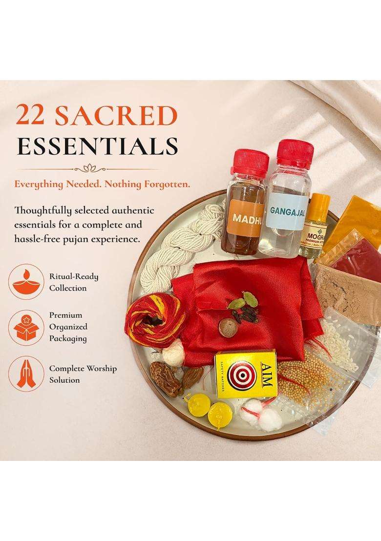 AP Astro 22 Sacred Puja Essentials for Prosperity and Wealth - Indya