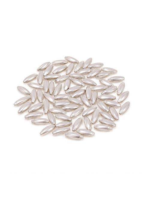 Osasbazaar Silver Rice for Puja Temple at Home 99 Percent Purity Certified Set of 51