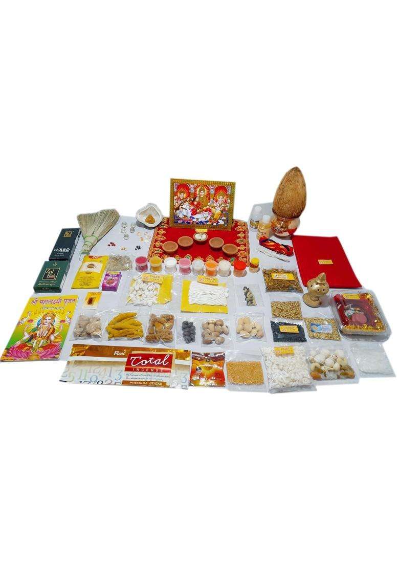 Worship Special Diwali Pooja Saman Dhanteras Pooja Kit - Indya
