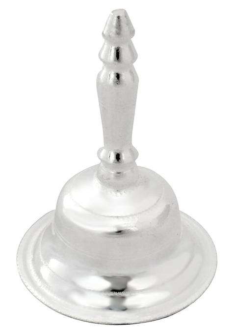 Hazare Pure Silver Ghanti Bell for Puja Mandir Diwali and Personal Use 20 Grams