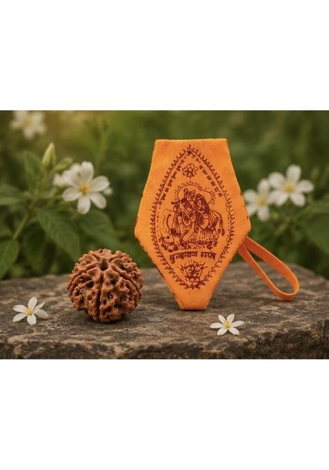 5 Mukhi Rudraksh with Free Japa Mala Bag 5 with Free Bag