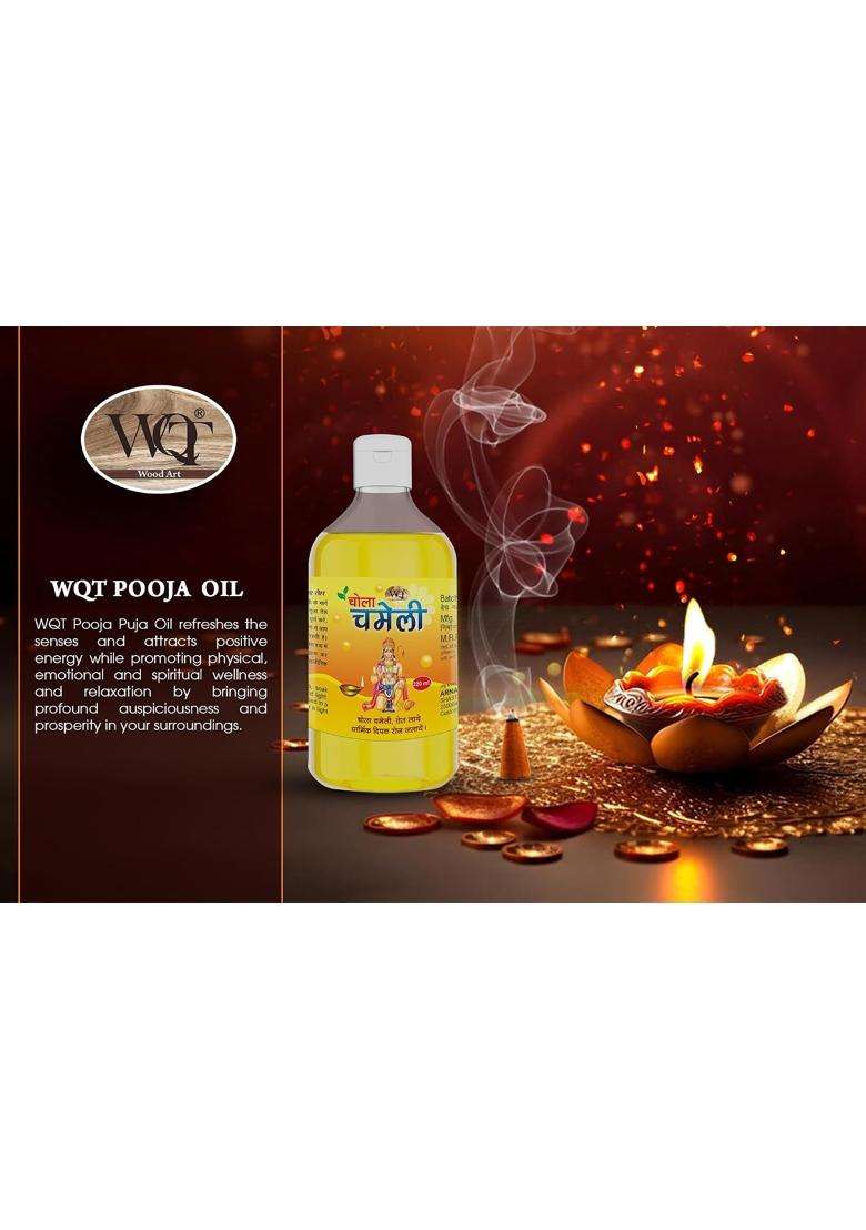 WQT Chola Chameli Pooja Yellow for Religious Ceremonies 5 Ltr Special for Akhand Pooja and Havan Kund Poojan - Indya