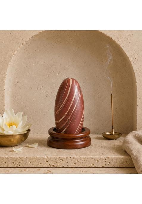 Holynest Narmadeshwar Shivling Original Natural Narmada Stone Shiva Lingam for Puja Abhishek and Home Mandir