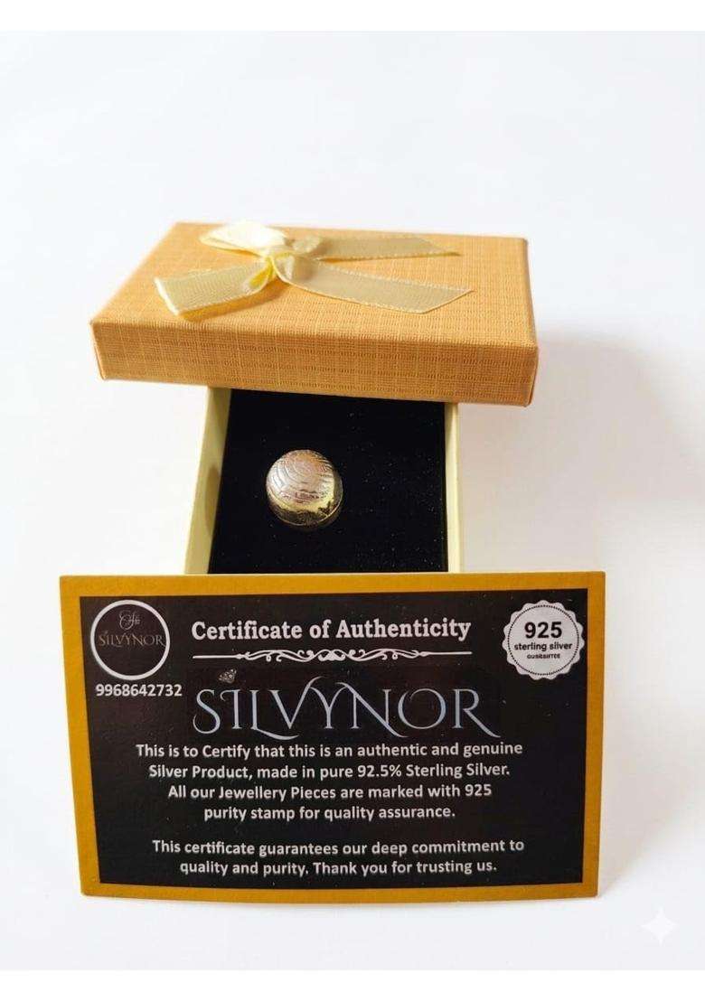 Silvynor Pure Silver Supari for Pooja Chandi Ki Supari for Religious Rituals Pack of 1 - Indya