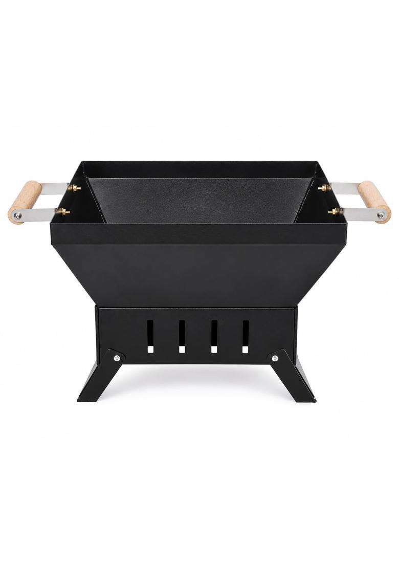 Brightberg Black Havan Kund CRC Seat Powder Coating Body for Hanuman Pooja Devi Pooja and All of Pooja - Indya