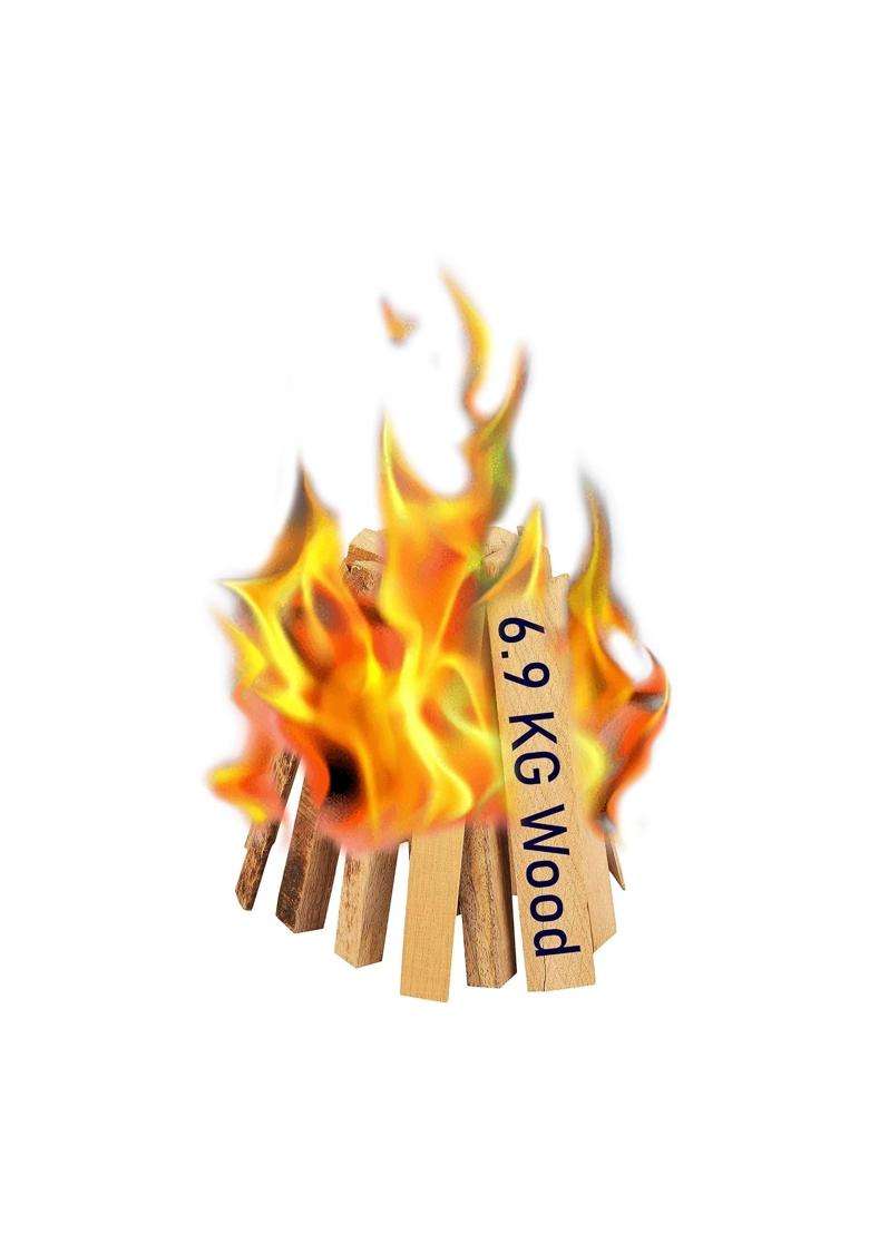 Rolimoli Special Pure Hawan Mango Wood Premium Dry Wood for Sacred Fire Ritual Pooja Samagri Clean Burning - Indya