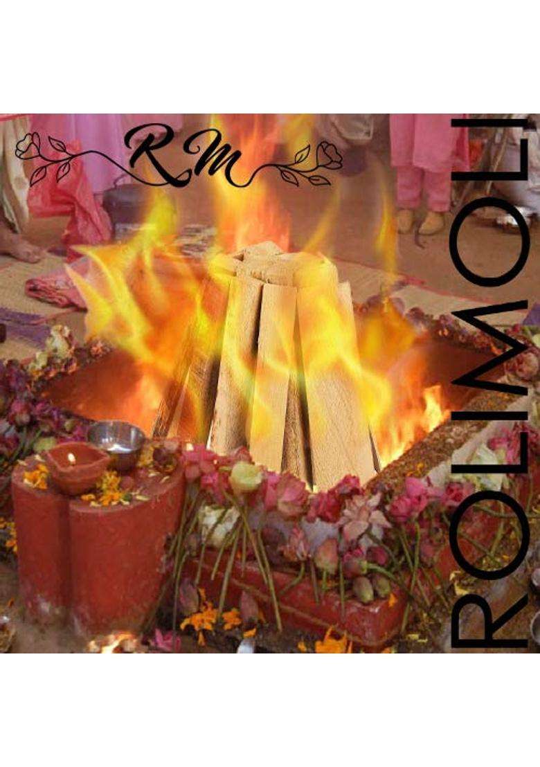 Rolimoli Special Pure Hawan Mango Wood Premium Dry Wood for Sacred Fire Ritual Pooja Samagri Clean Burning - Indya