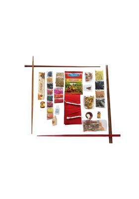 GAJ Dhaari Pooja Samagri Kit All in One Sacred Kit for Daily Puja Havan and Festivals Pack of 3