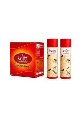 Kriti Creations Hawan Samagri 500GM with Rose and Champa Incense Dhoop Cones Combo Pack for Puja