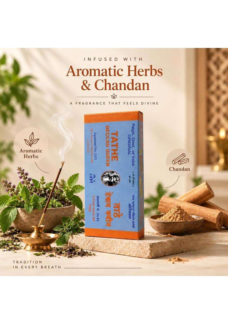 Tathe Masala Agarbatti 250G Hand Rolled Incense Sticks for Pooja and Temple - Indya