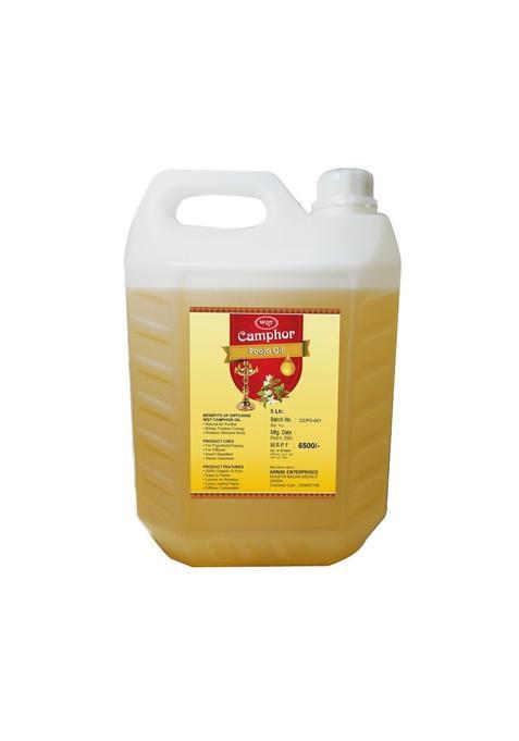 WQT Yellow Camphor Puja Oil 5000 ML for Puja Festivals Havan Spiritual Puja Havan Kund Poojan
