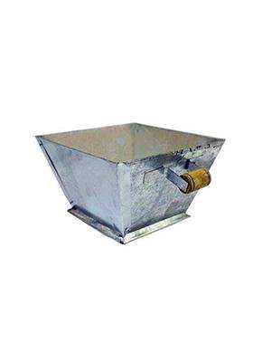 Rolimoli Silver Iron Hawan Kund for Hawan Pooja Deepawali Pujan Length 15 Inch Breadth 15 Inch