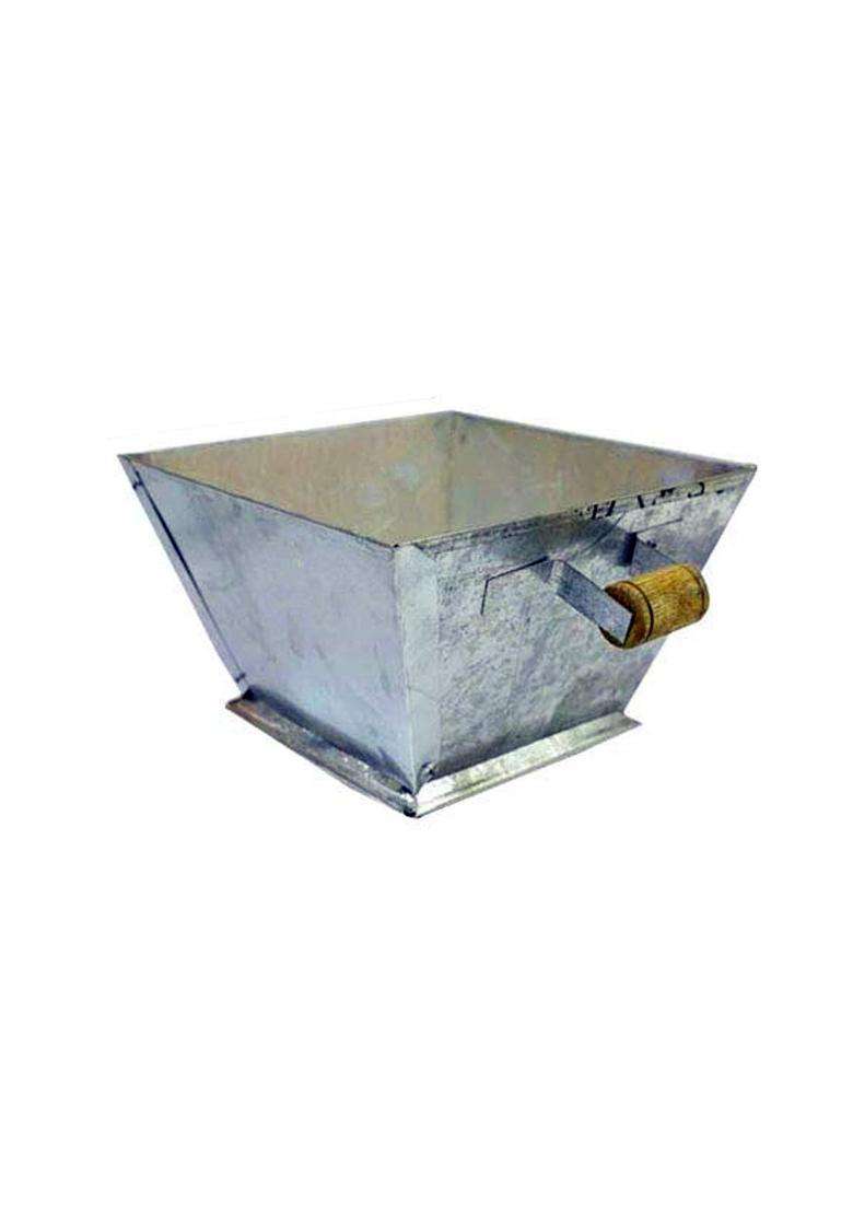 Rolimoli Silver Iron Hawan Kund for Hawan Pooja Deepawali Pujan Length 15 Inch Breadth 15 Inch - Indya