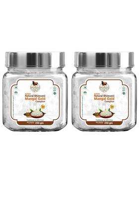Kamdhenu Gauveda Lab Tested Natural Bhimseni Mangal Gold Camphor Pack of 2