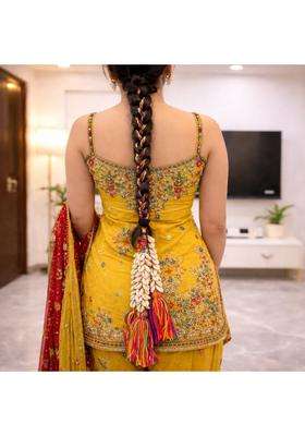 Beyond Products Handmade Punjabi Paranda for Women Traditional Patiala Shahi Hair Parandi Braid Extension