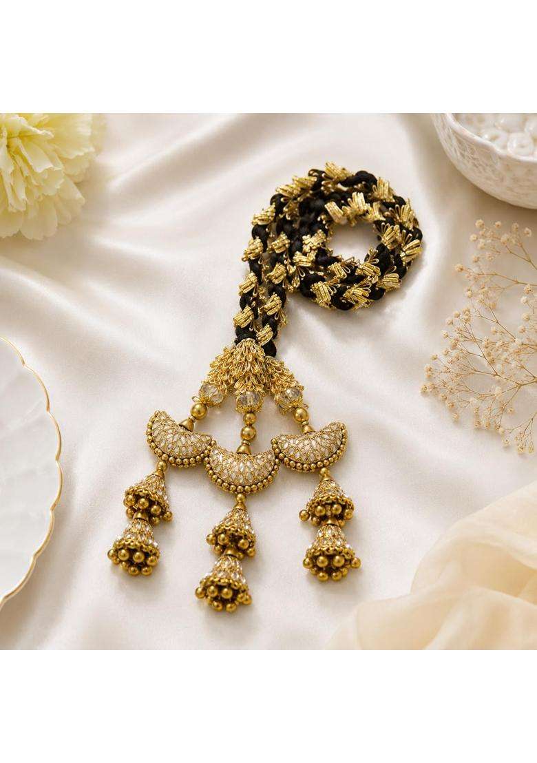Beyond Products Handmade Punjabi Paranda for Women Traditional Patiala Shahi Hair Parandi Braid Extension - Indya