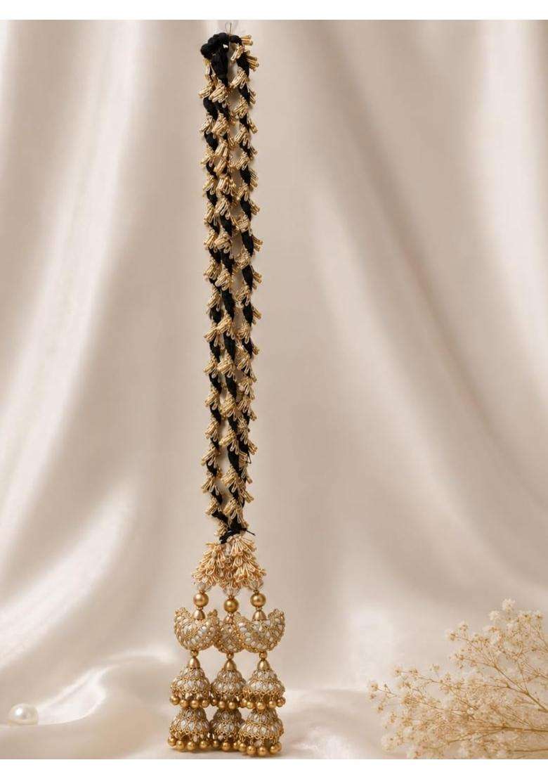 Ecomshrijee Handmade Punjabi Paranda for Women Traditional Patiala Shahi Hair Parandi Braid Extension Choti - Indya