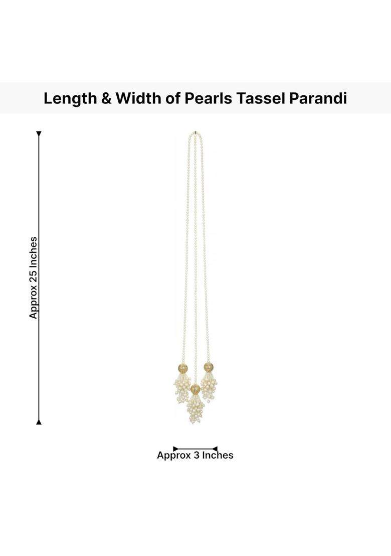 Milapark Crafts Handmade Punjabi Paranda for Women Traditional Patiala Shahi Hair Parandi Braid Extension - Indya