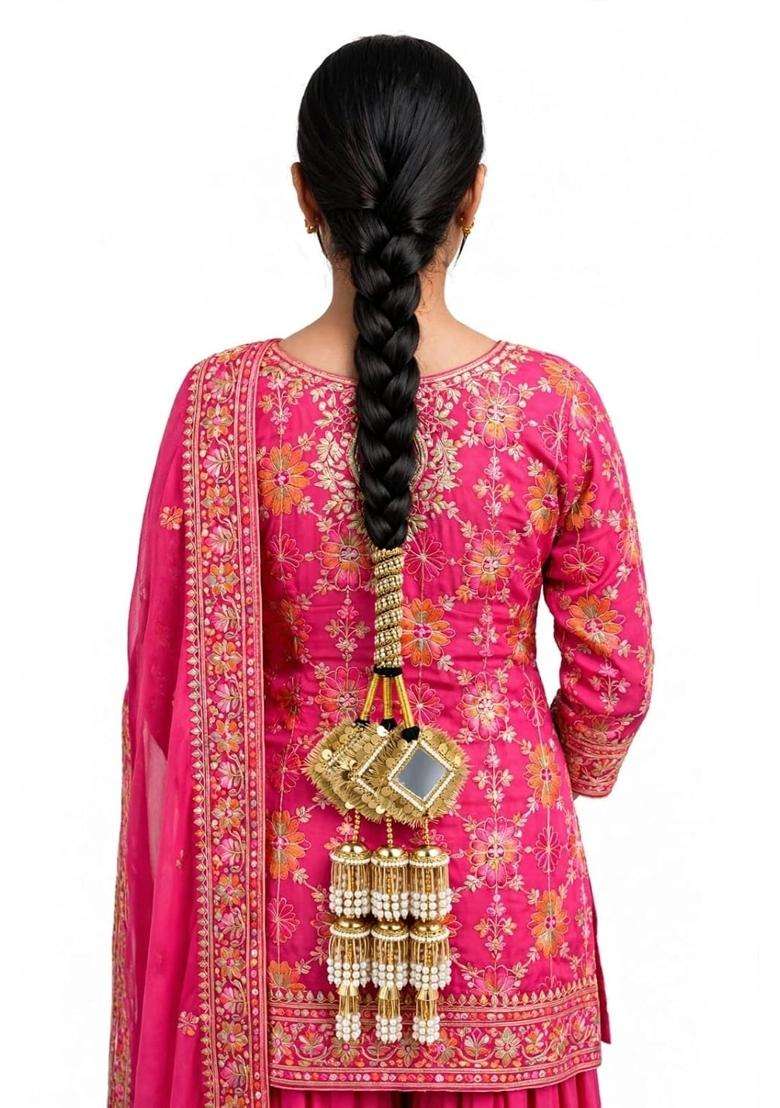 Punjabi Paranda Parandi Paranda for Hair Choti Paranda Braid Tassel Hair Tassel Braid Hair Accessory - Indya